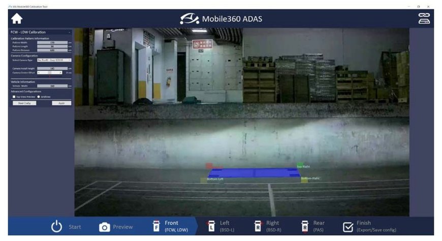 VIA Mobile360 M800 Series – DMS and ADAS Calibration